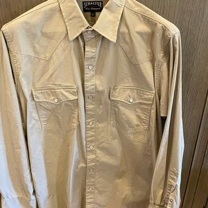 Schaefer Western Pearl button down